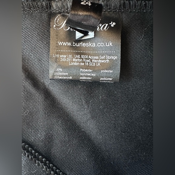 BURLESKA GOTHIC OPHELIE VAMPIRE WEDDING PROM GREEN BROCADE CORSET DRESS - Picture 10 of 12